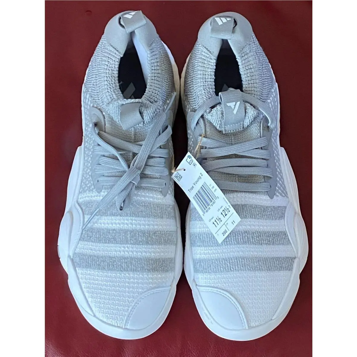 Adidas Trae Young 2 `grey Moon` H03842 White/gray 11.5 Men 12.5 Women