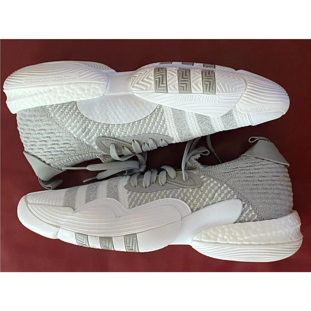 Adidas shoes - adidas Trae Young 2 - Trae Young - H03842 - WHITE/GRAY (UPC: 195748819578) 5