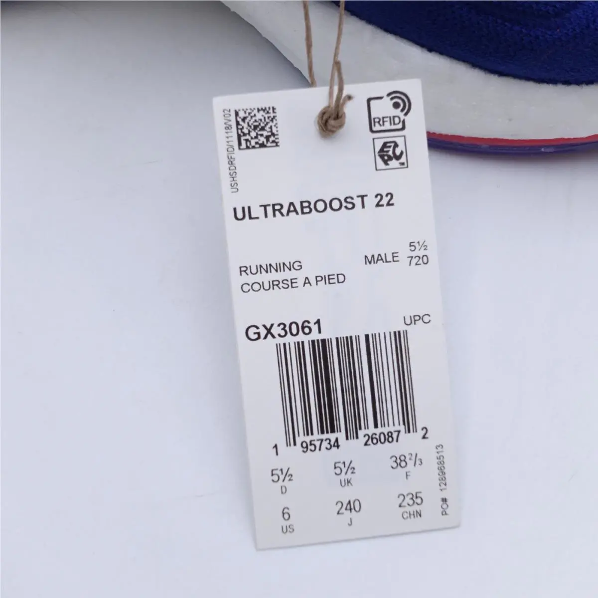 Adidas shoes - adidas UltraBoost 22 - UltraBoost - GX3061 - Blue (UPC: 195734260872) 1