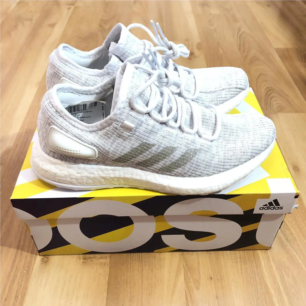 Adidas shoes - PureBoost - PureBoost - M95-190308557662-22 - White/Grey One/White 0