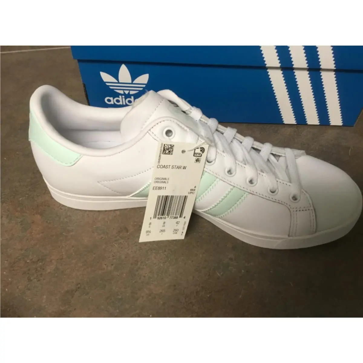 Adidas shoes - EE8911 - EE8911 - White & Mint 3