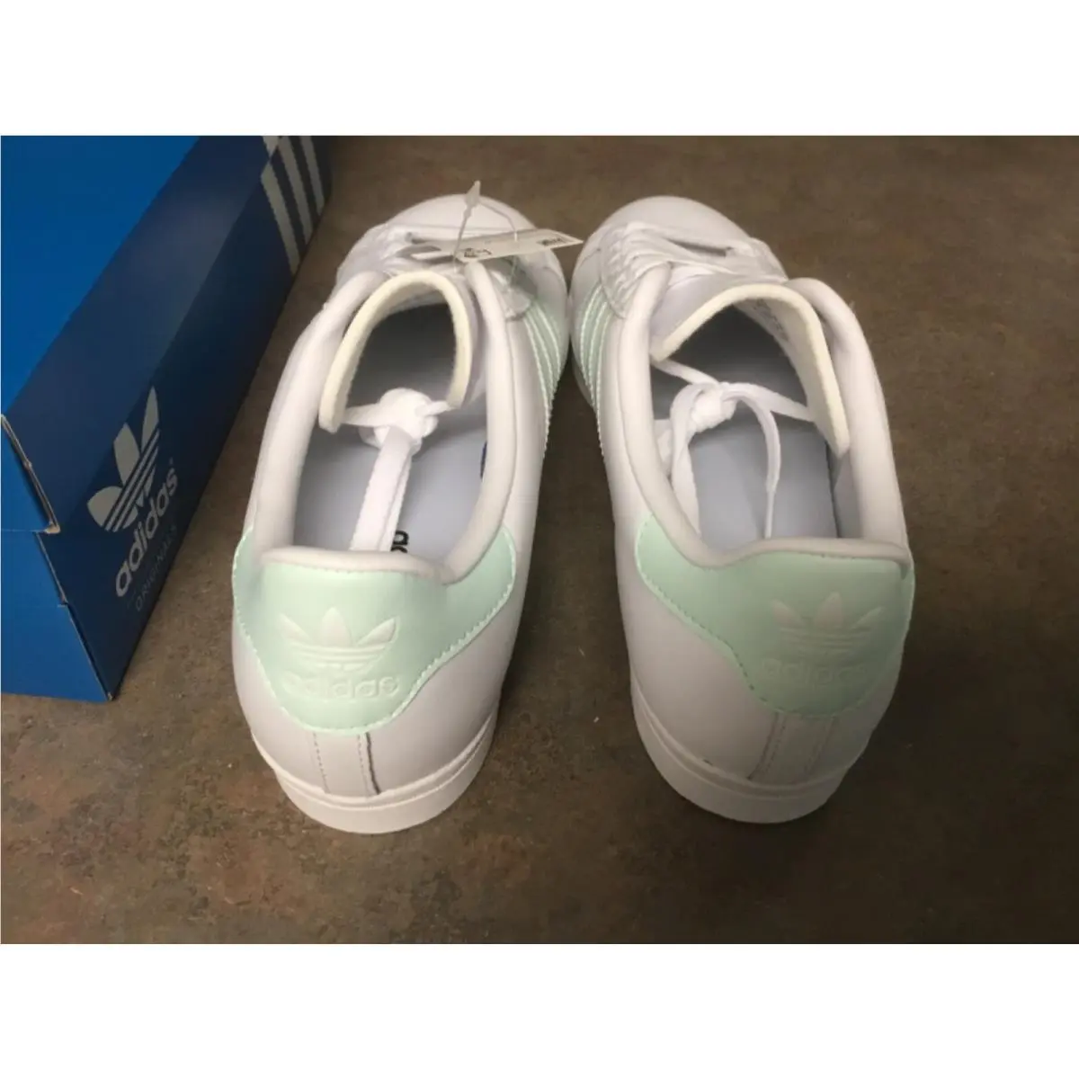 Adidas shoes - EE8911 - EE8911 - White & Mint 1