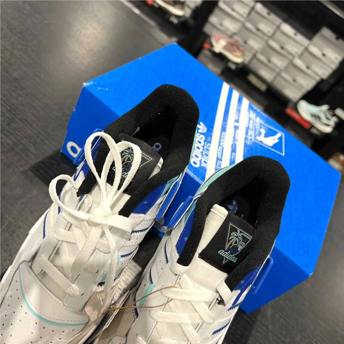 Adidas shoes - adidas Forum Exhibit - Forum Exhibit - GY4670 - Cloude White/ Blue/ Clear Aqua 2