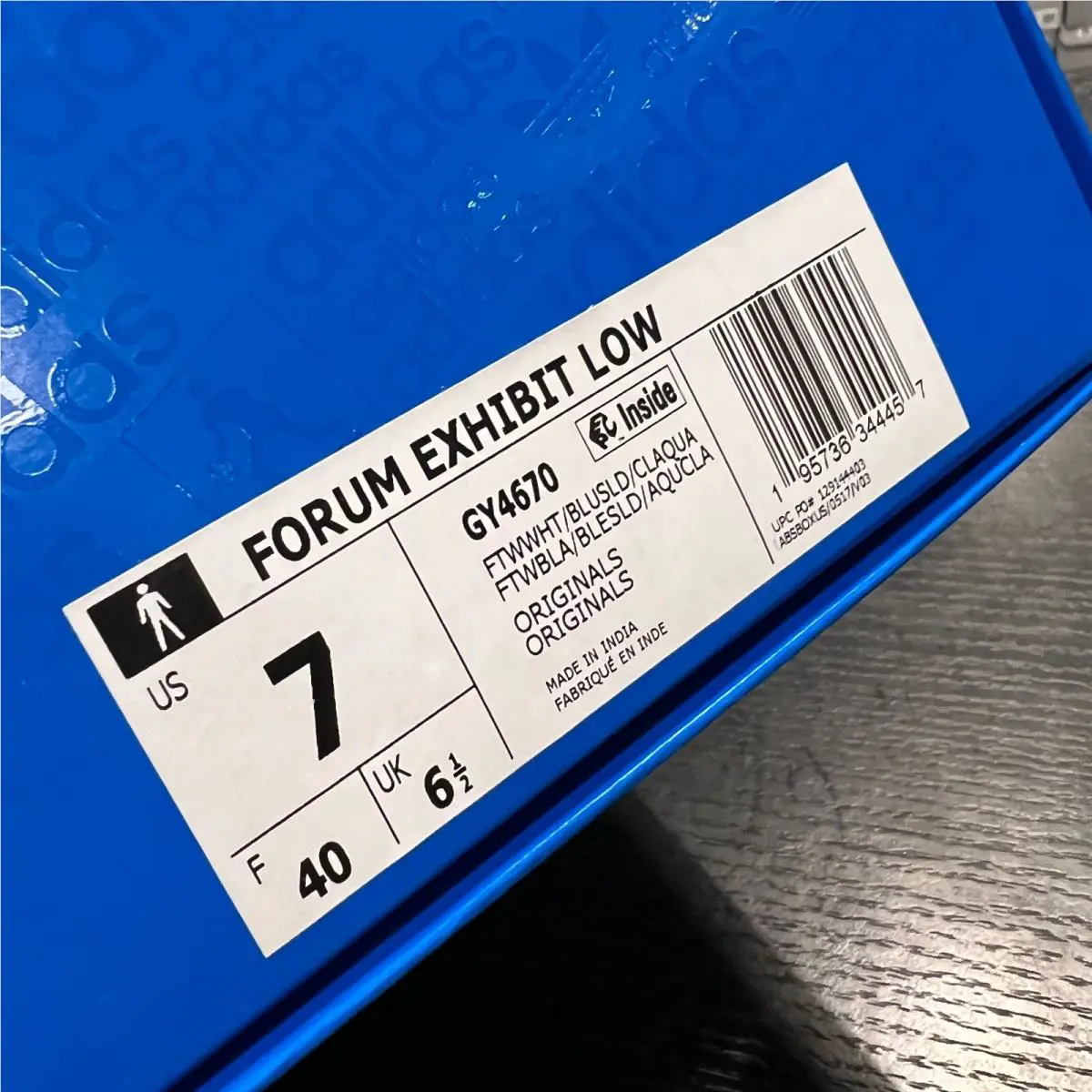 Adidas shoes - adidas Forum Exhibit - Forum Exhibit - GY4670 - Cloude White/ Blue/ Clear Aqua 4