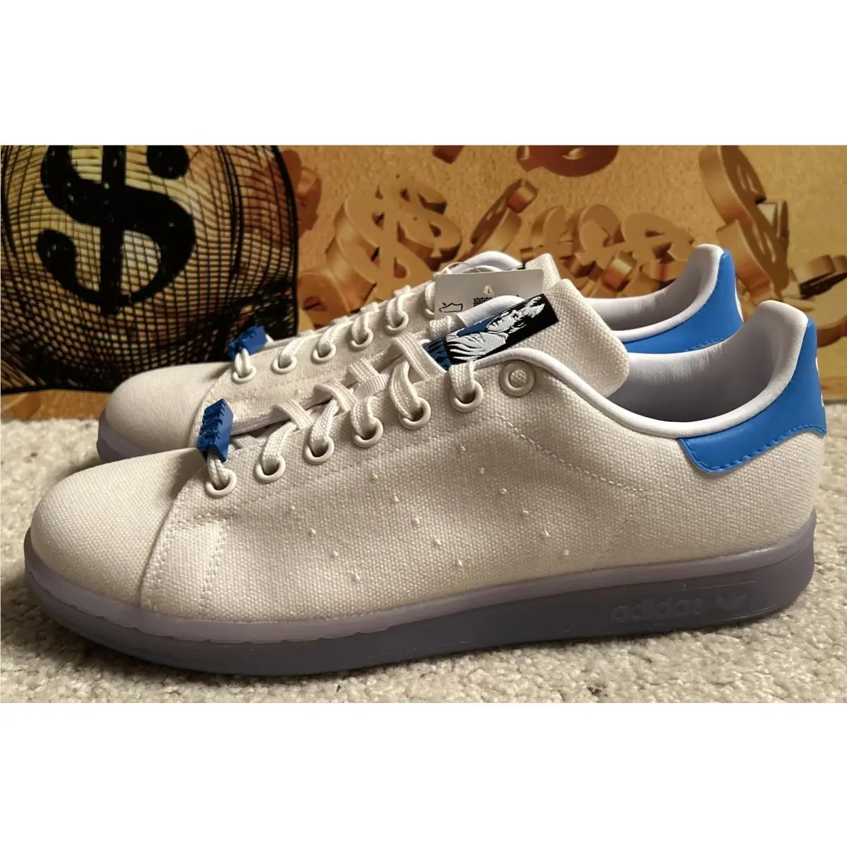 Adidas Originals Stan Smith X Star Wars Luke Skywalker Shoe Disney FX9306 US 6.5