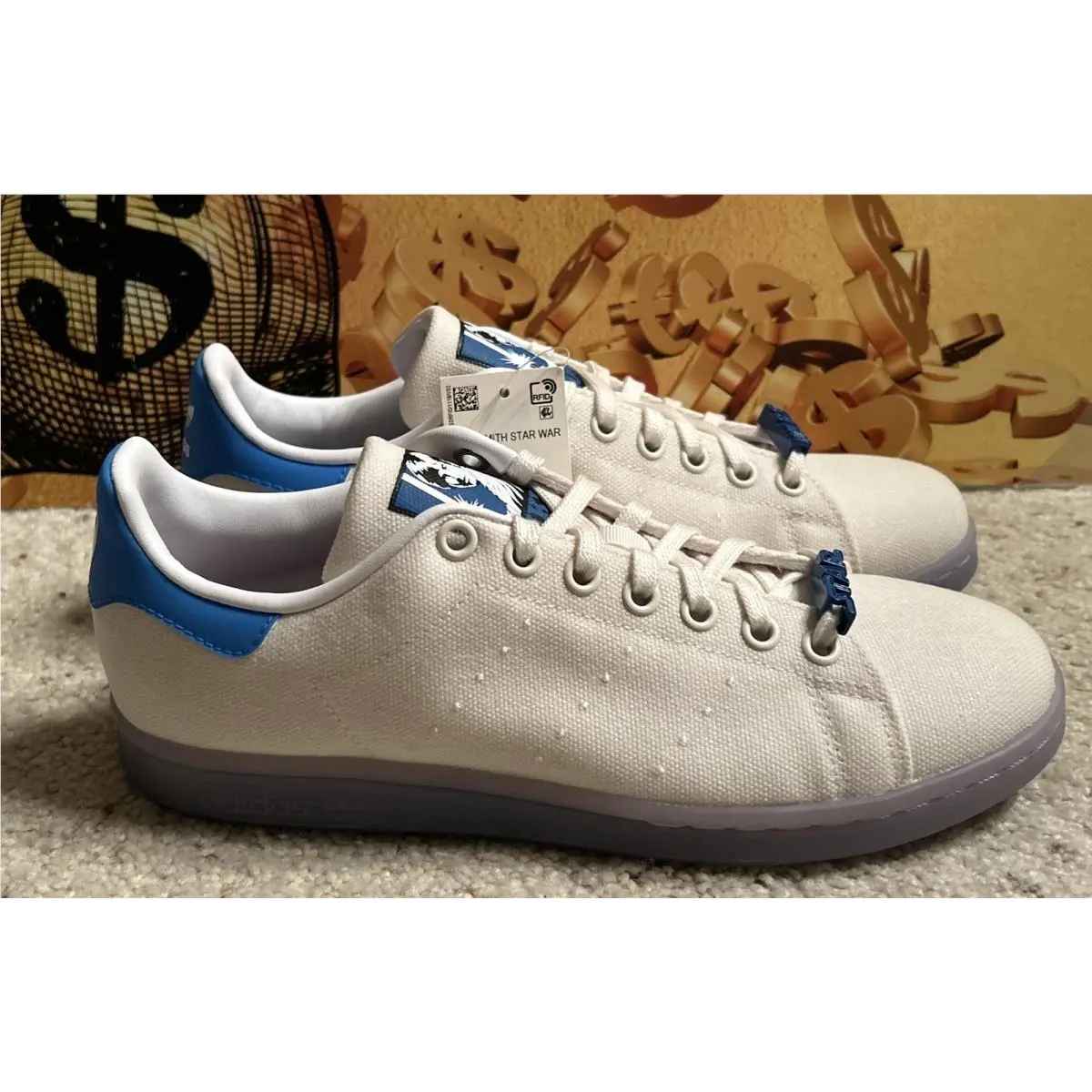 Adidas shoes - adidas Originals - Originals - FX9306 - White/Blue, Manufacturer: Chalk White/Cloud White/Bright Blue 0