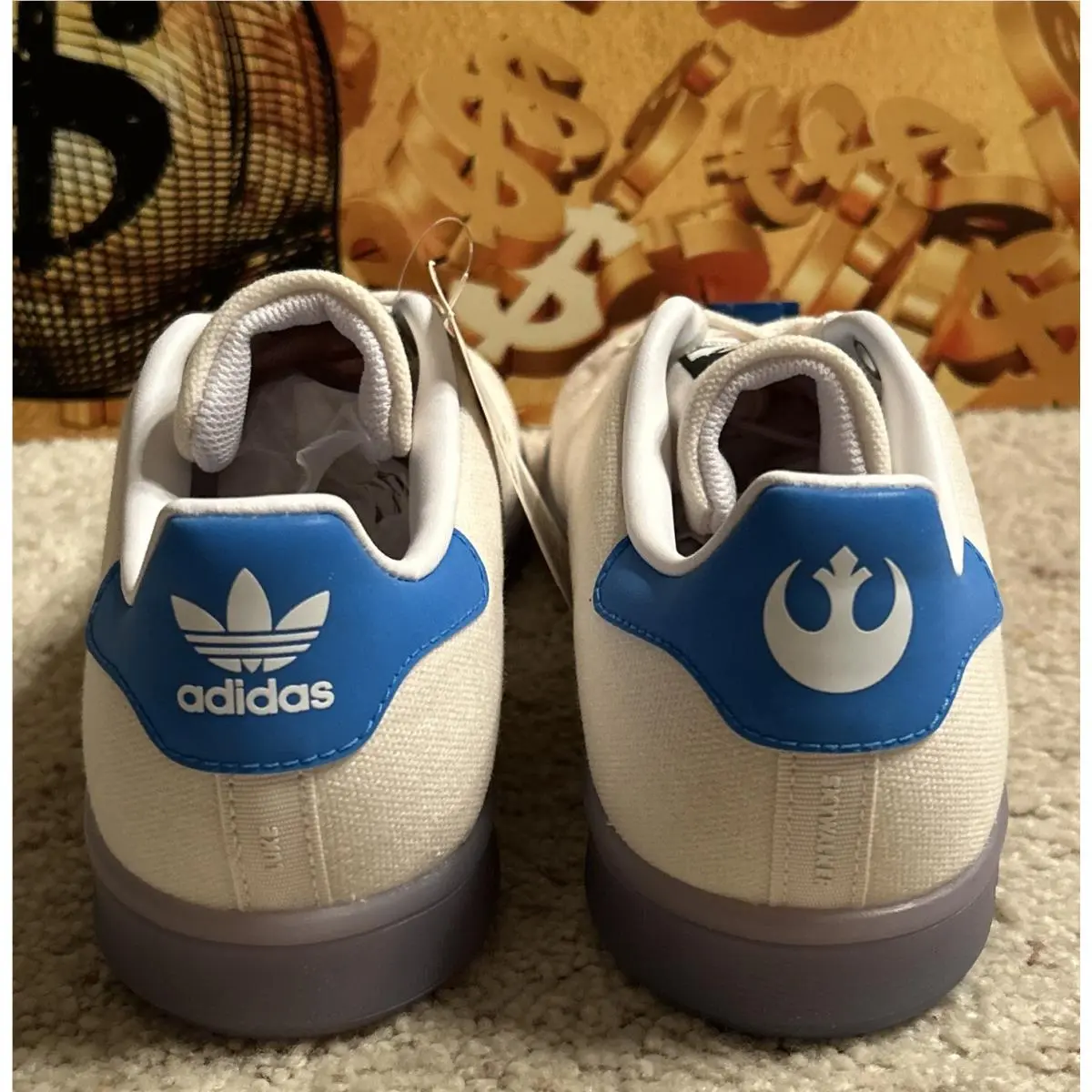 Adidas shoes - adidas Originals - Originals - FX9306 - White/Blue, Manufacturer: Chalk White/Cloud White/Bright Blue 3