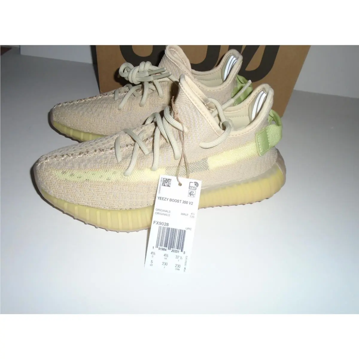 Adidas shoes - adidas Yeezy Boost 350 V2 - FX9028 - Flax 3
