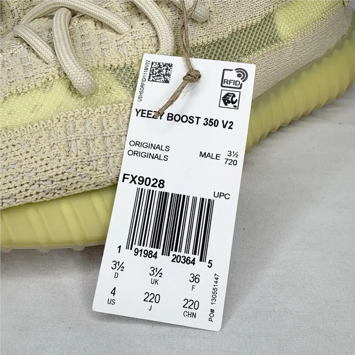 Adidas shoes - adidas  Yeezy Boost 350 V2 Lace Up - FX9028 - Beige 1