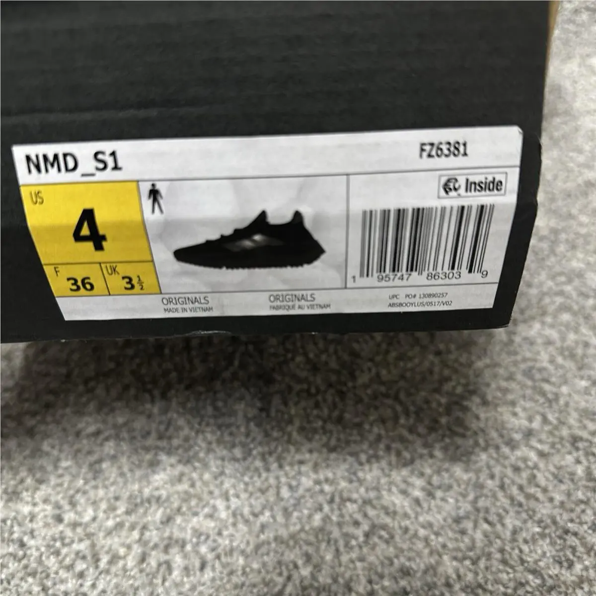 Adidas shoes - adidas NMD S1 - NMD - FZ6381 - Black 0