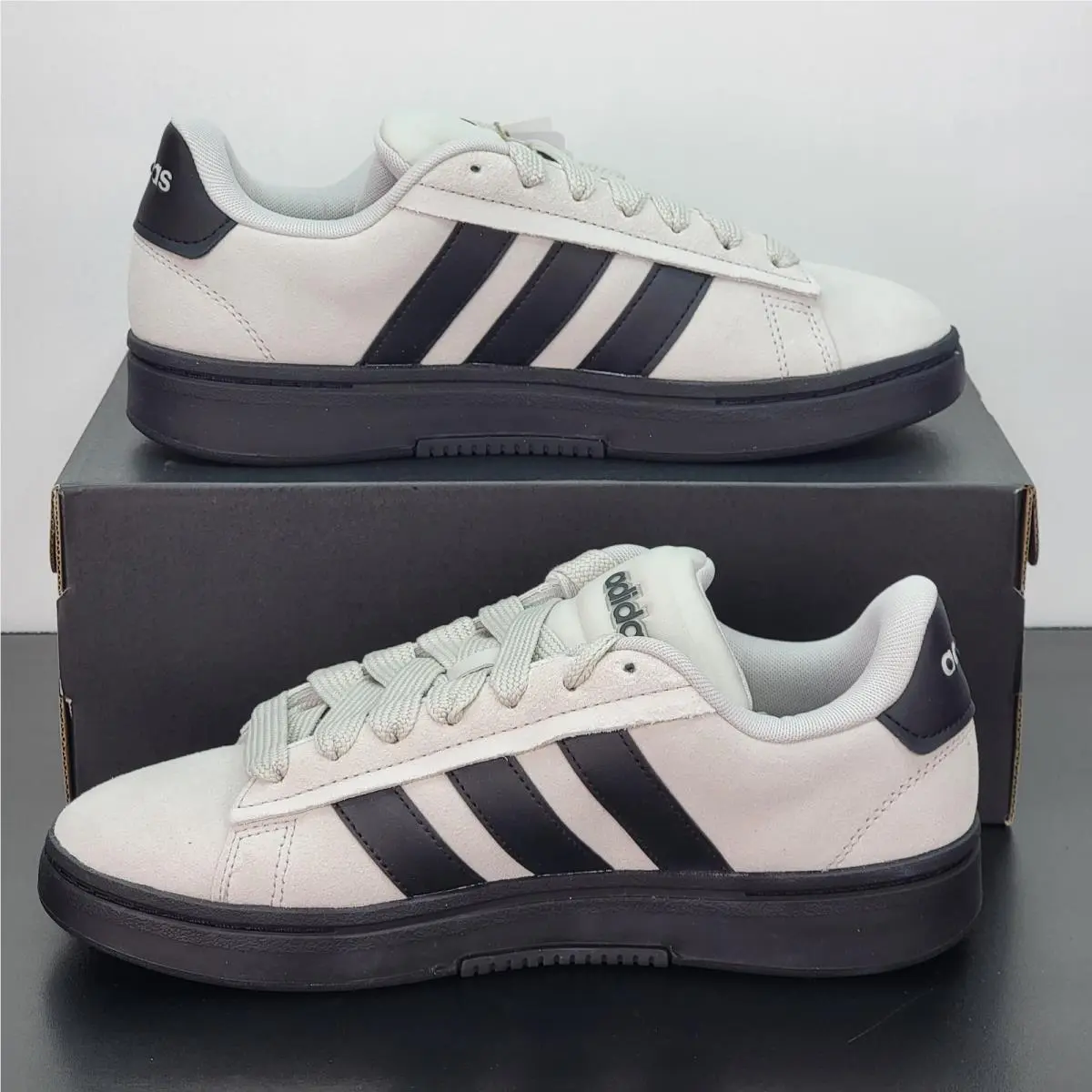 Adidas Grand Court Alpha Men`s Size 9.5 Athletic Shoes Gray Casual Sneakers