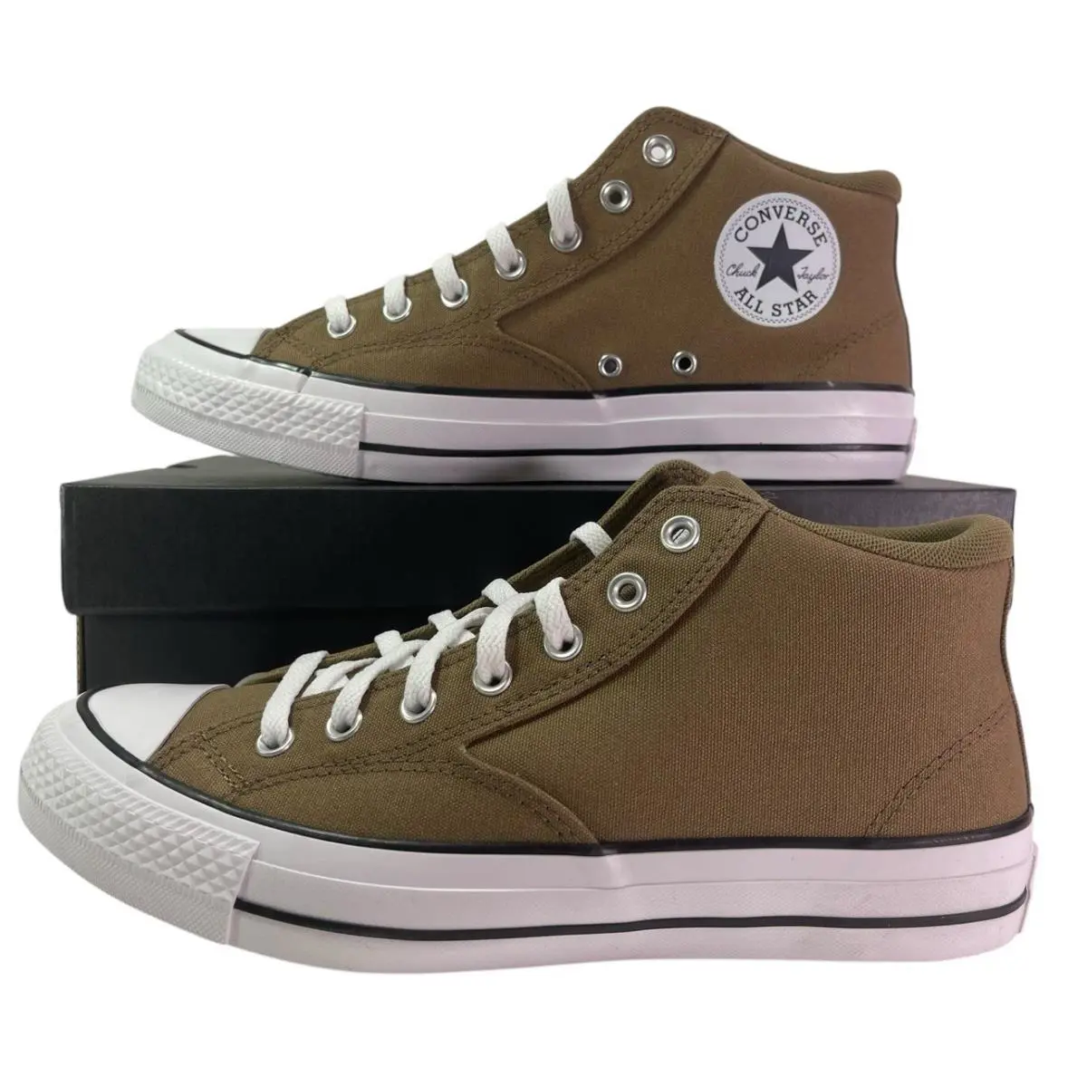 Converse Ctas Malden Street Mid Shoe A05408F Squirmy Worm Brown Men`s 11.5 - Brown