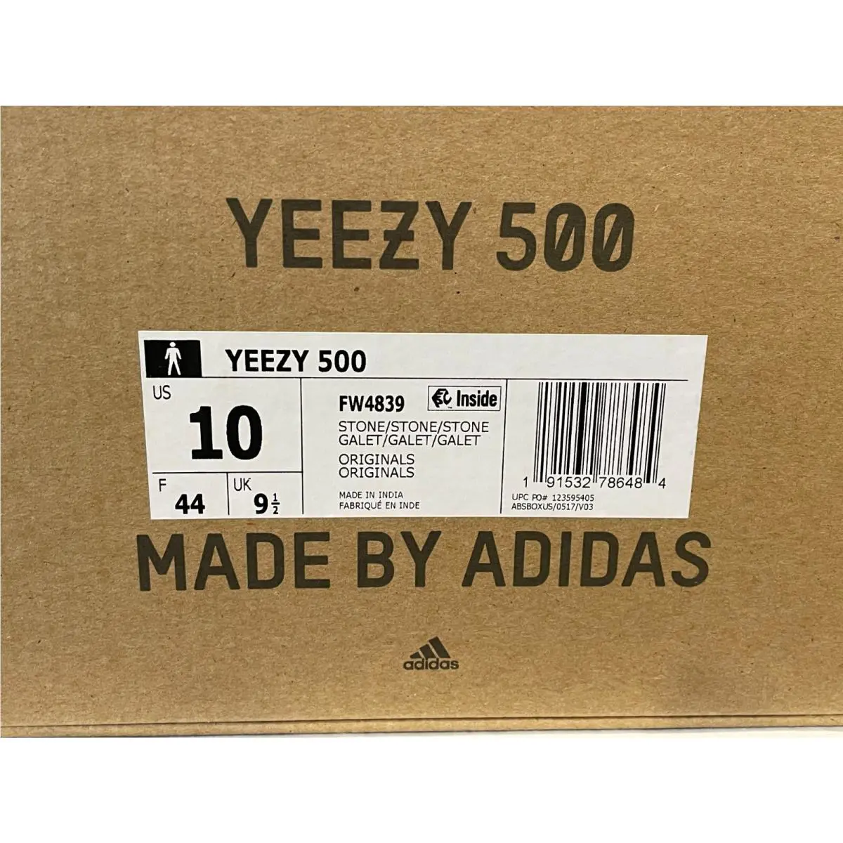 Adidas shoes - adidas Yeezy 500 - Yeezy - FW4839 - Brown (UPC: 0191532782806) 5