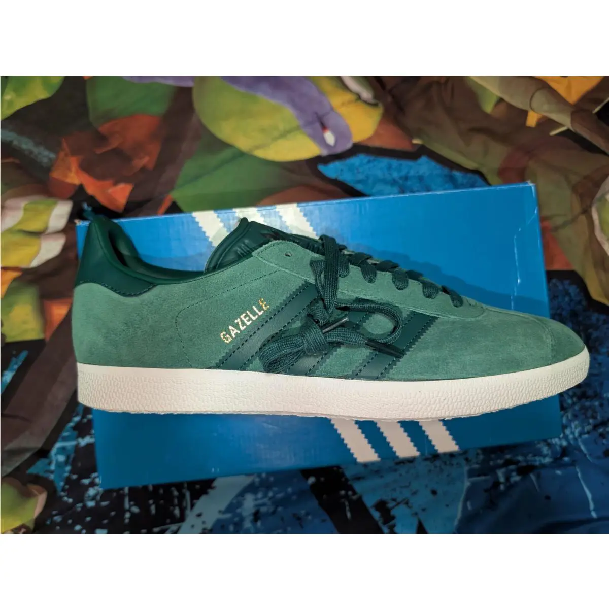 Adidas shoes - adidas Originals Gazelle - Originals Gazelle - IG4986 - Green, White 3