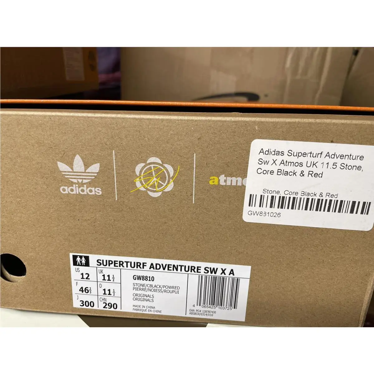 Adidas shoes - Adidas Sean Wotherspoon Superturf Adventure - GW8810 - Orange, White, Black 10