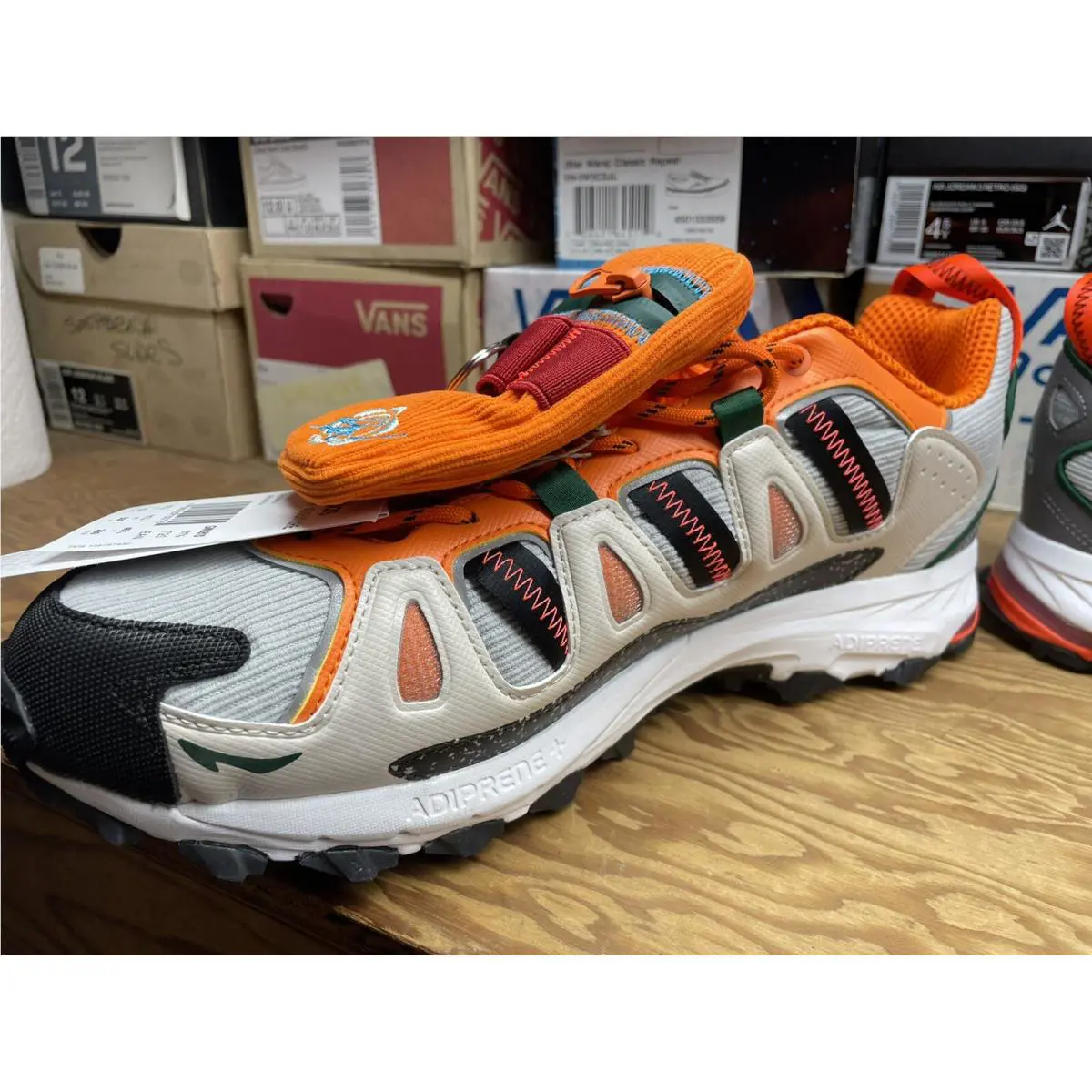 Adidas shoes - Adidas Sean Wotherspoon Superturf Adventure - GW8810 - Orange, White, Black 2