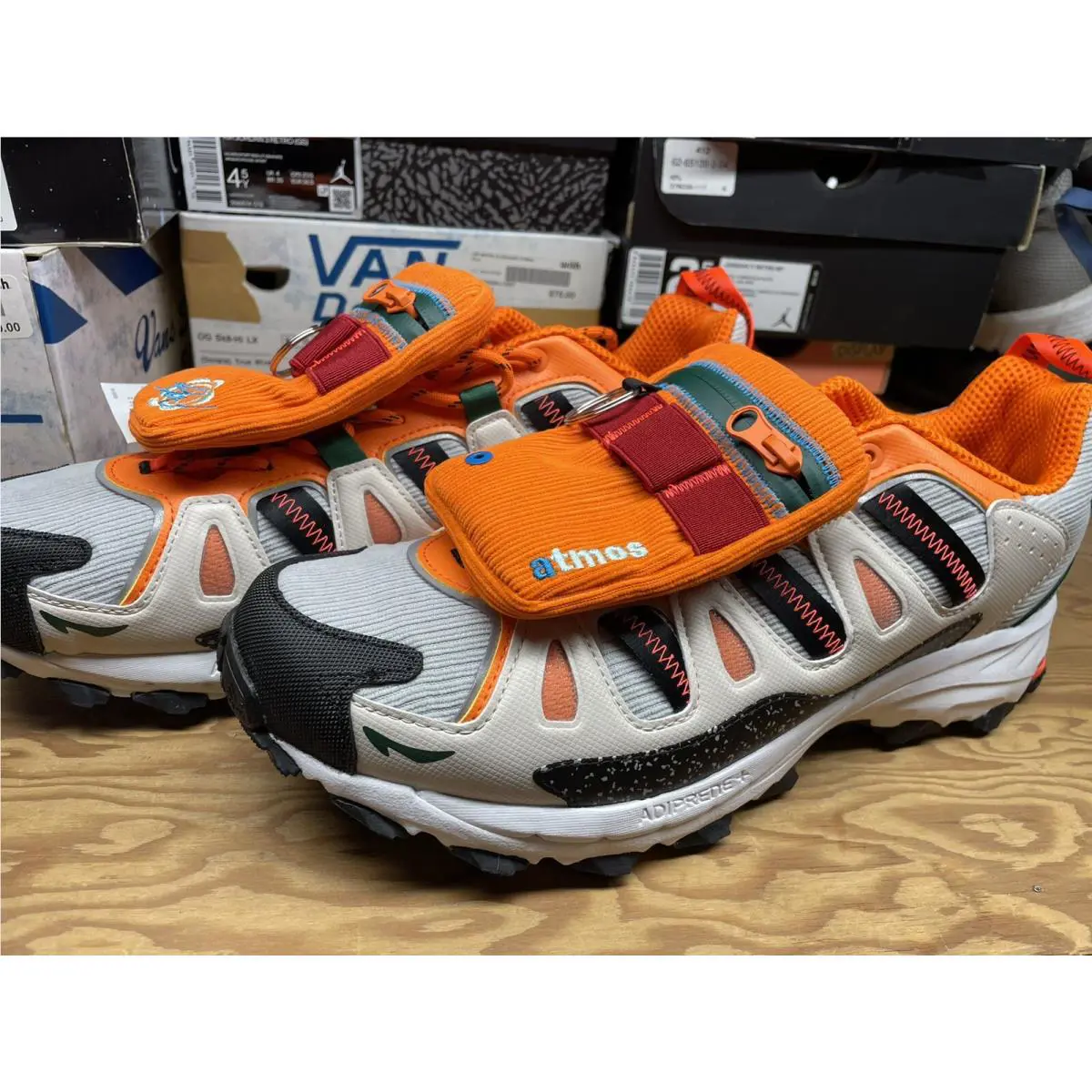 Adidas shoes - Adidas Sean Wotherspoon Superturf Adventure - GW8810 - Orange, White, Black 3