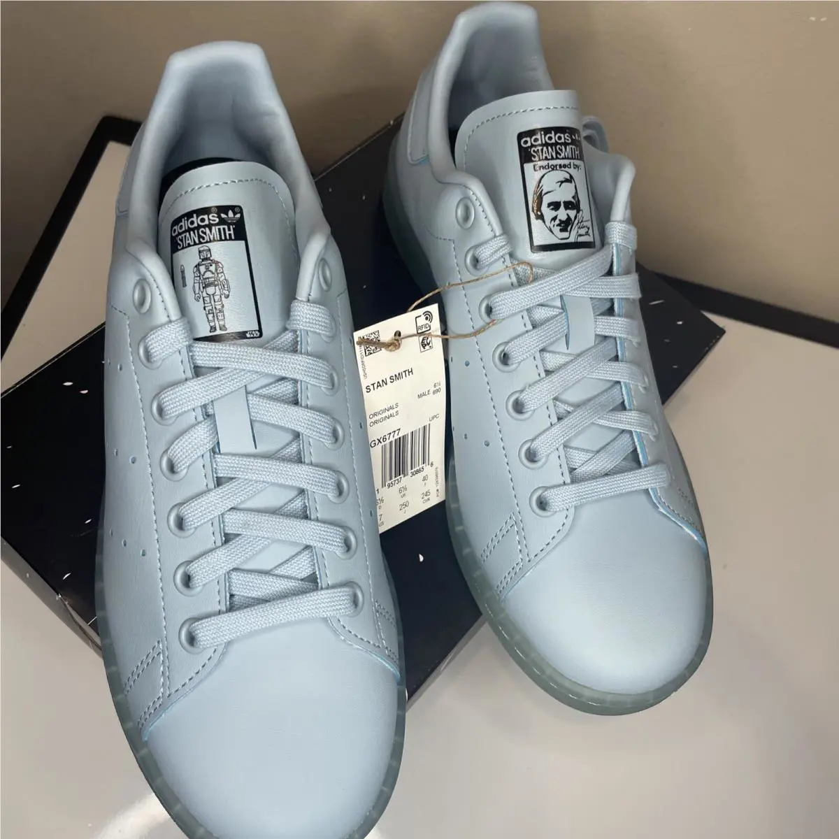 Adidas shoes Stan Smith - Gray, Manufacturer: Ash Grey/Core Black/Solar Red 8