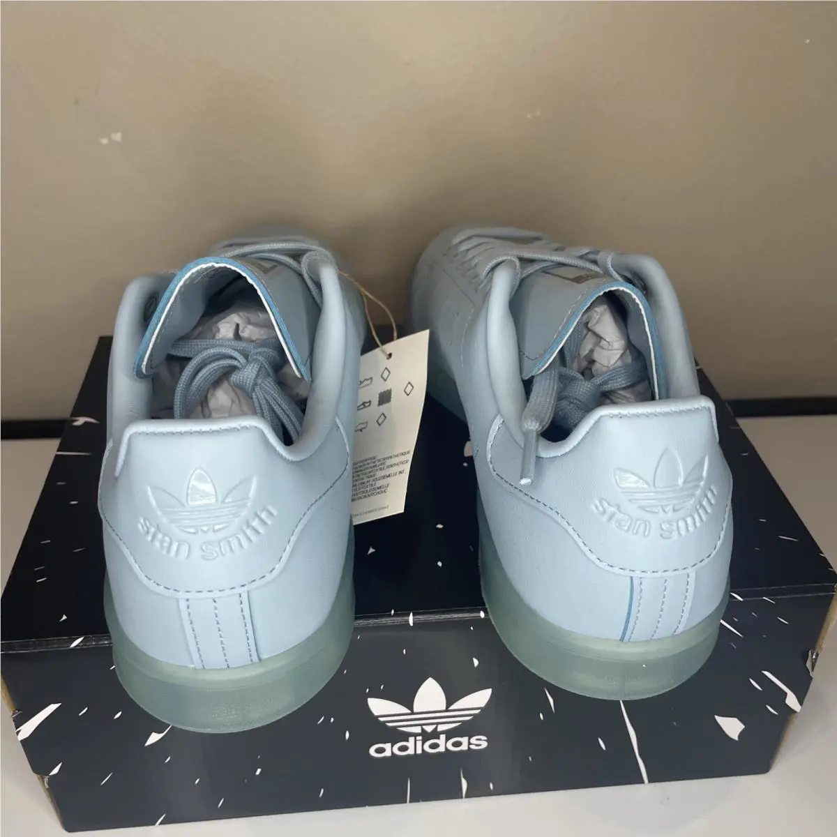 Adidas shoes Stan Smith - Gray, Manufacturer: Ash Grey/Core Black/Solar Red 3