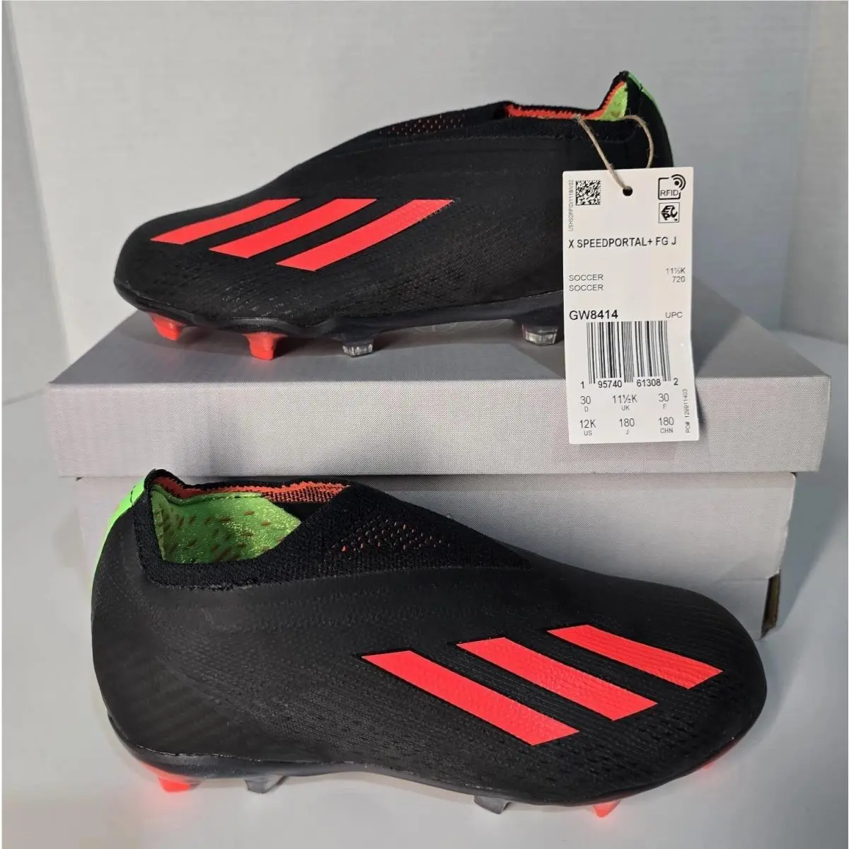 Adidas shoes - adidas X Speedportal+ - GW8414 - Black/Red, Main: Black 0