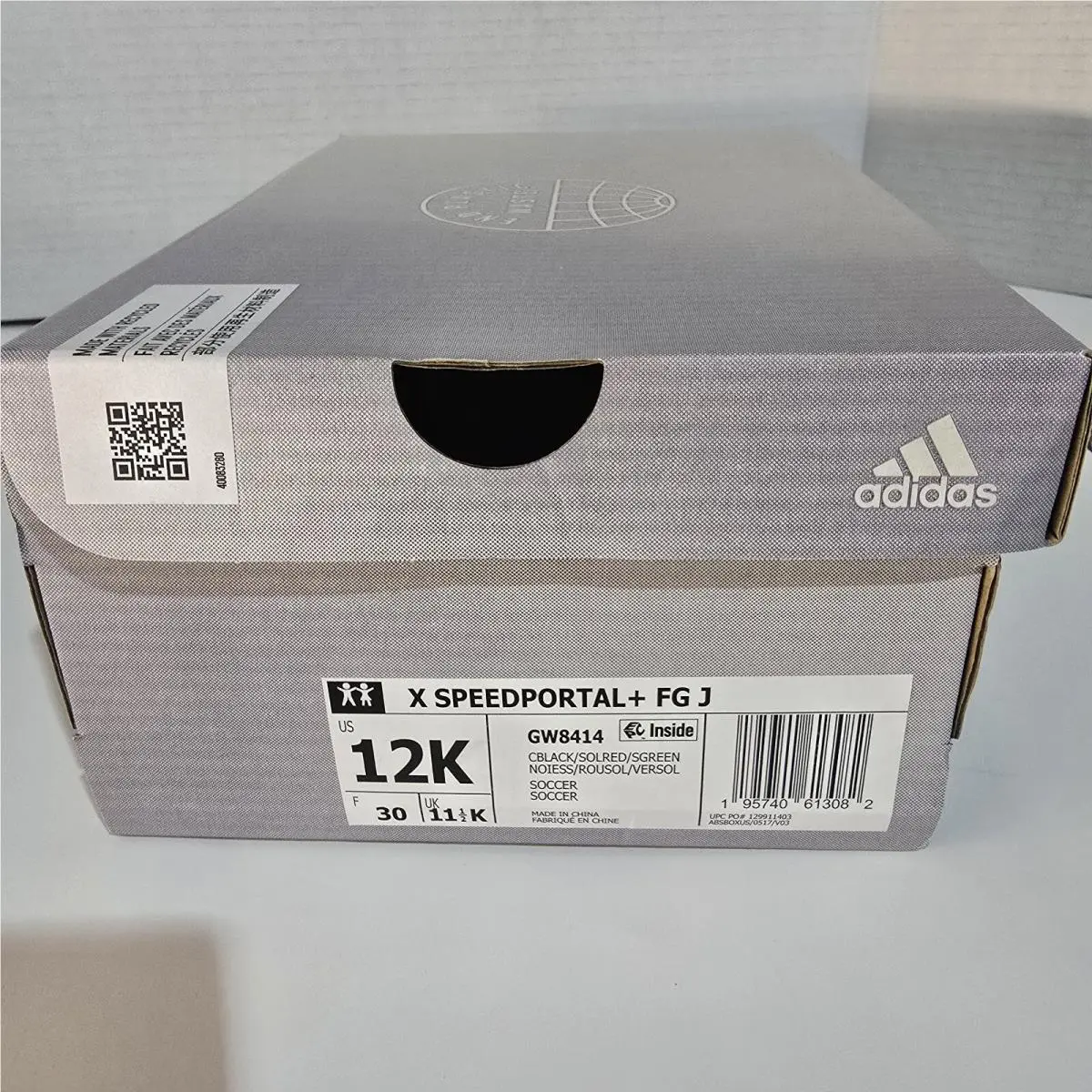 Adidas shoes - adidas X Speedportal+ - GW8414 - Black/Red, Main: Black 3