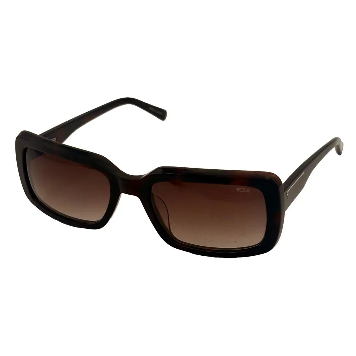Mens Tortoise Rectangle Mens Plastic Sunglass Gradient Lens Stu 002 722 by Tumi