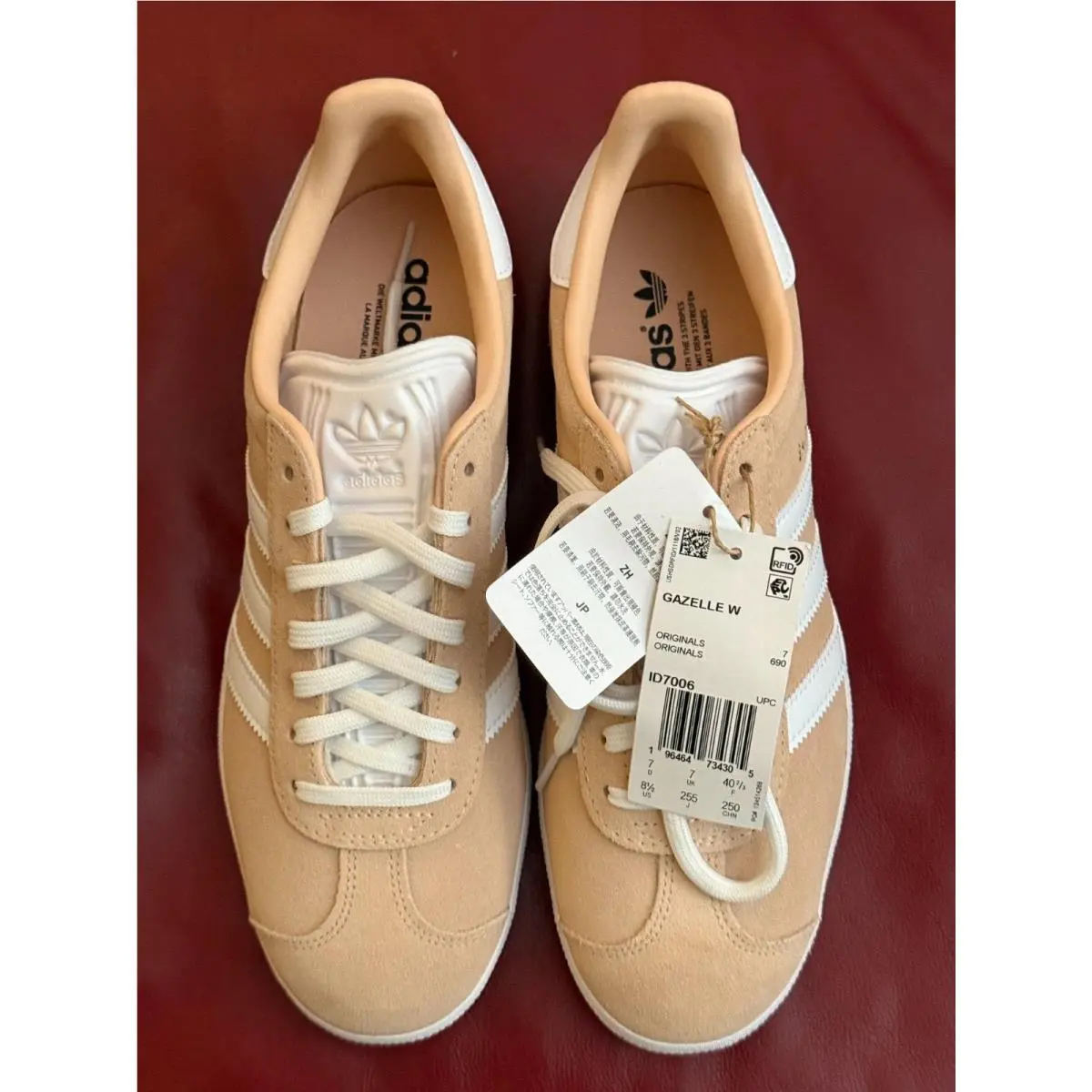 Adidas shoes - adidas Gazelle W - Gazelle - ID7006 - Halo Blush / Cloud White / Core Black (UPC: 196464734305) 11