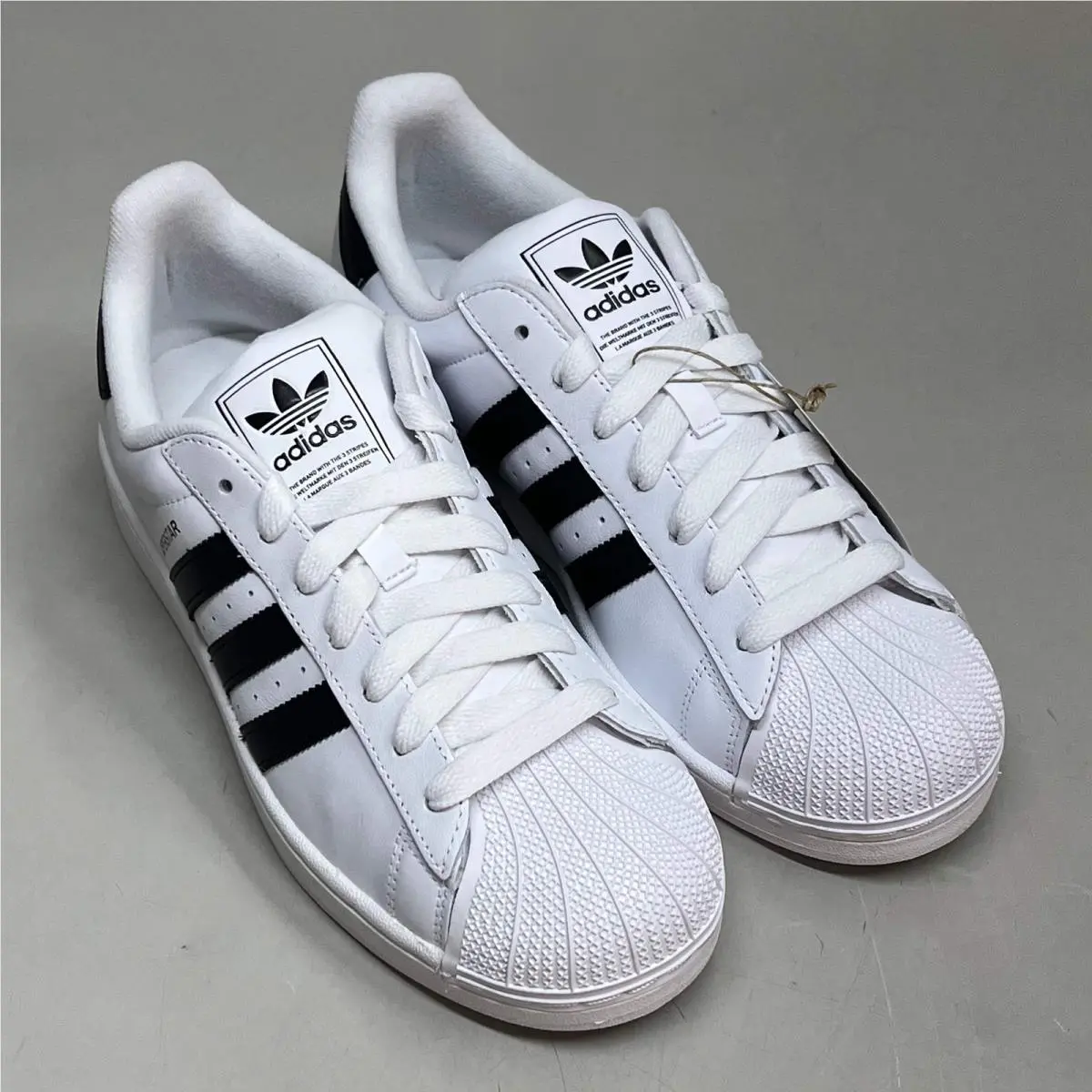 Adidas Superstar II Lowtop Sneakers Men`s Sz 10 Women`s Sz 11 White/black IH8659