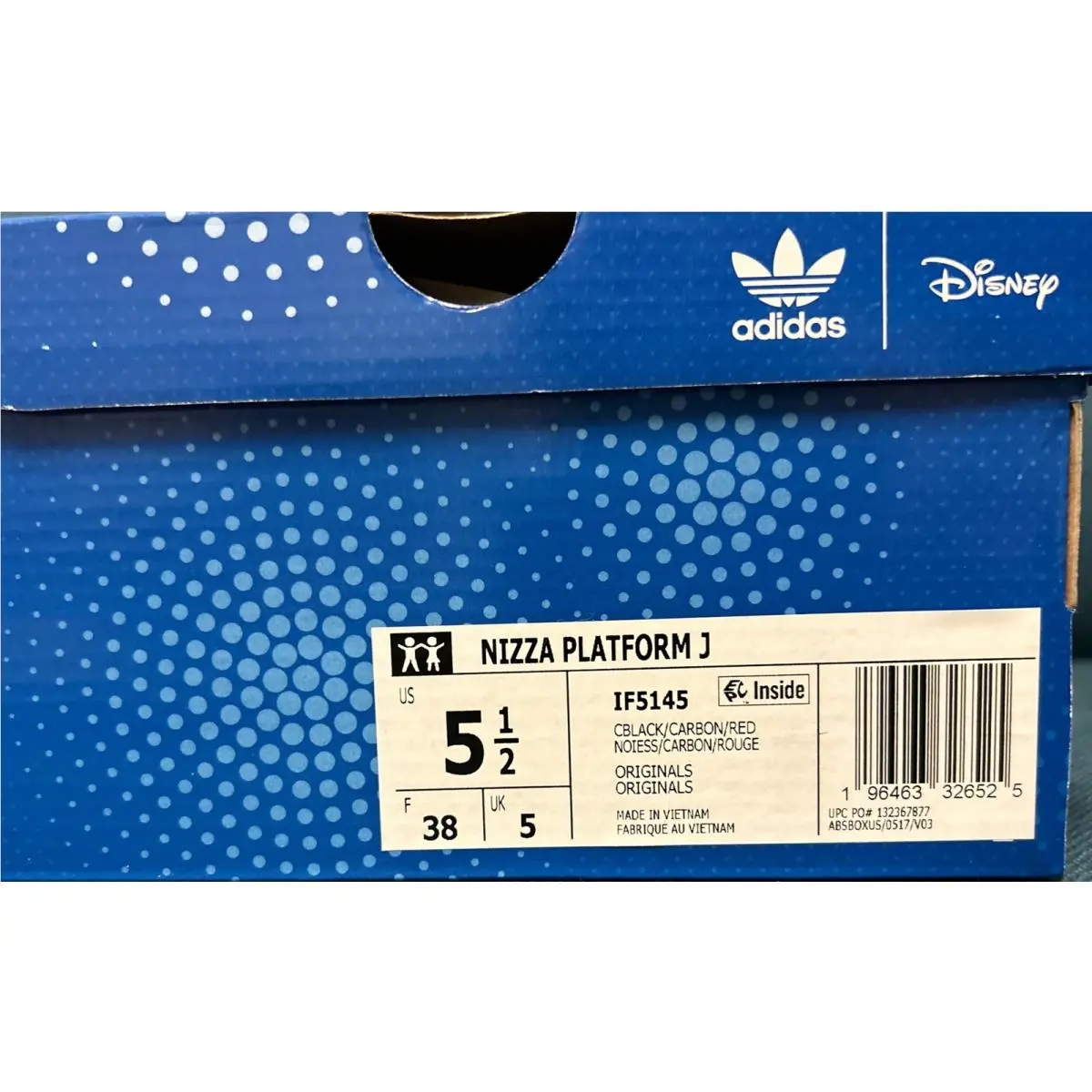 Adidas shoes - adidas Nizza Platform - Nizza Platform - IF5145 - Core Black/Carbon/Red (UPC: 0196463326525) 8