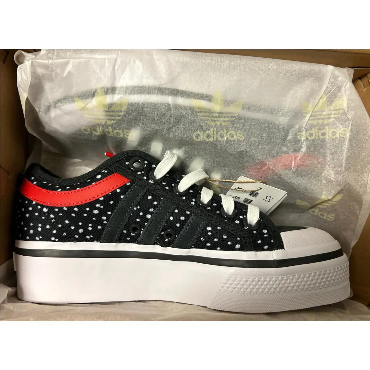 Adidas shoes - adidas Nizza Platform - Nizza Platform - IF5145 - Core Black/Carbon/Red (UPC: 0196463326525) 0