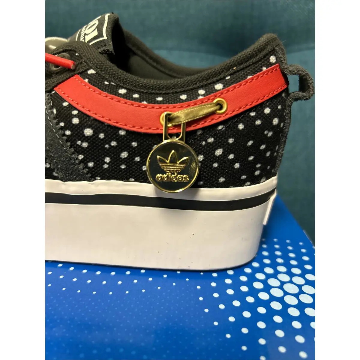 Adidas shoes - adidas Nizza Platform - Nizza Platform - IF5145 - Core Black/Carbon/Red (UPC: 0196463326525) 7