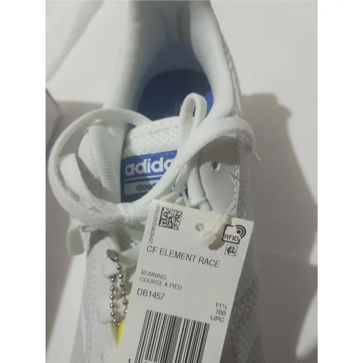 Adidas shoes - adidas element Race - element Race - DB1457 - White/Blue 7
