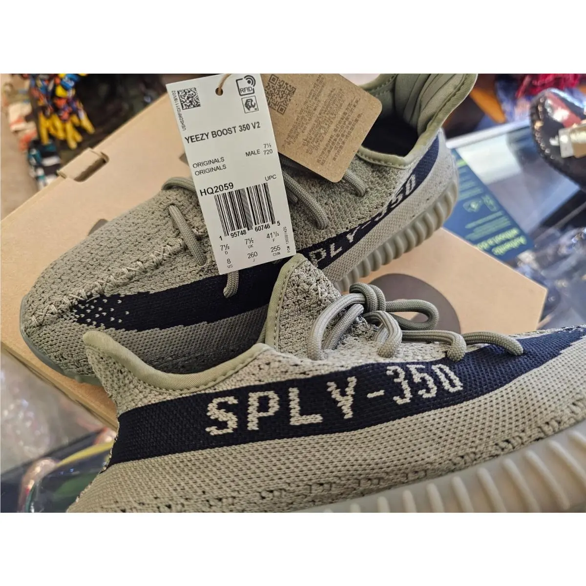 Adidas shoes - adidas Yeezy Boost 350 - Yeezy Boost - HQ2059 - Gray (UPC: 195748607465) 2