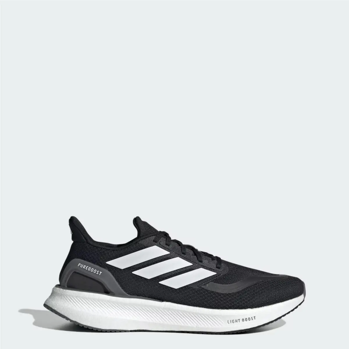 Men`s Adidas Pureboost Running Shoes Black / White Sz 12 IF9191