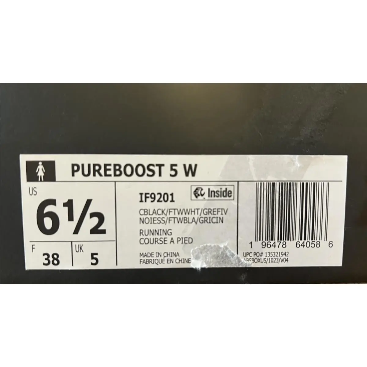Adidas shoes - adidas PureBoost 5 - PureBoost - IF9191 - Black 1