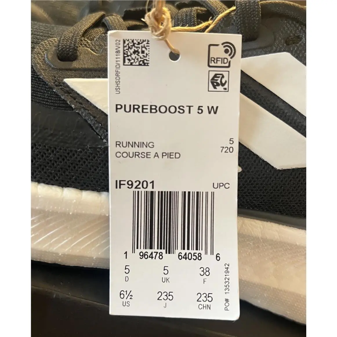 Adidas shoes - adidas PureBoost 5 - PureBoost - IF9191 - Black 4