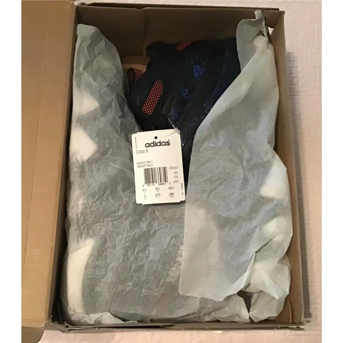 Adidas shoes - adidas Crazy 8 - Crazy - S83937 - Black 6