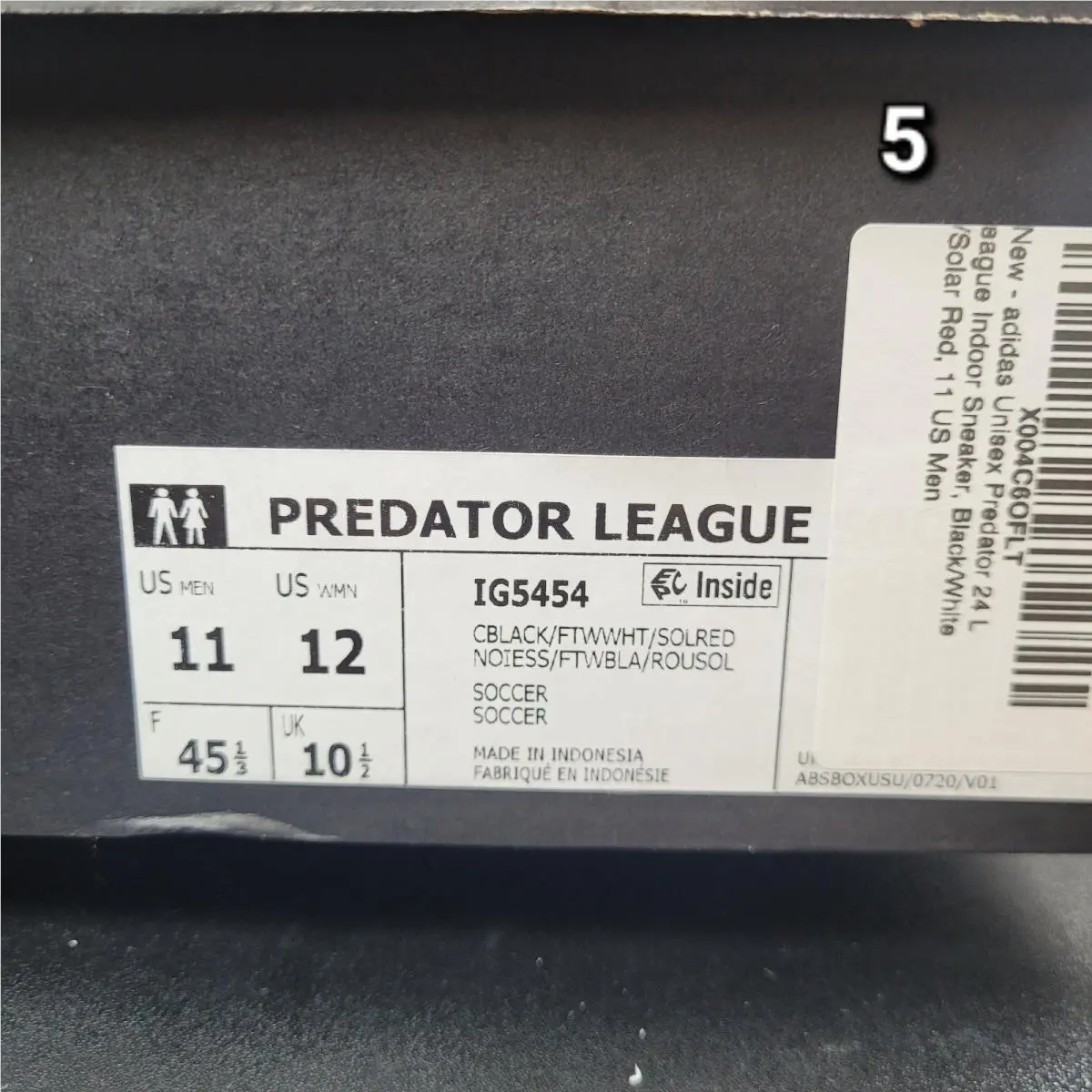Adidas shoes - Adidas Predator League - Predator League - IG5454 - Black 5