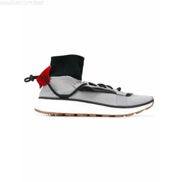 Adidas Alexander Wang x AW Run Running Shoes Mens Sz 7 Grey/red Sneakers CM7826