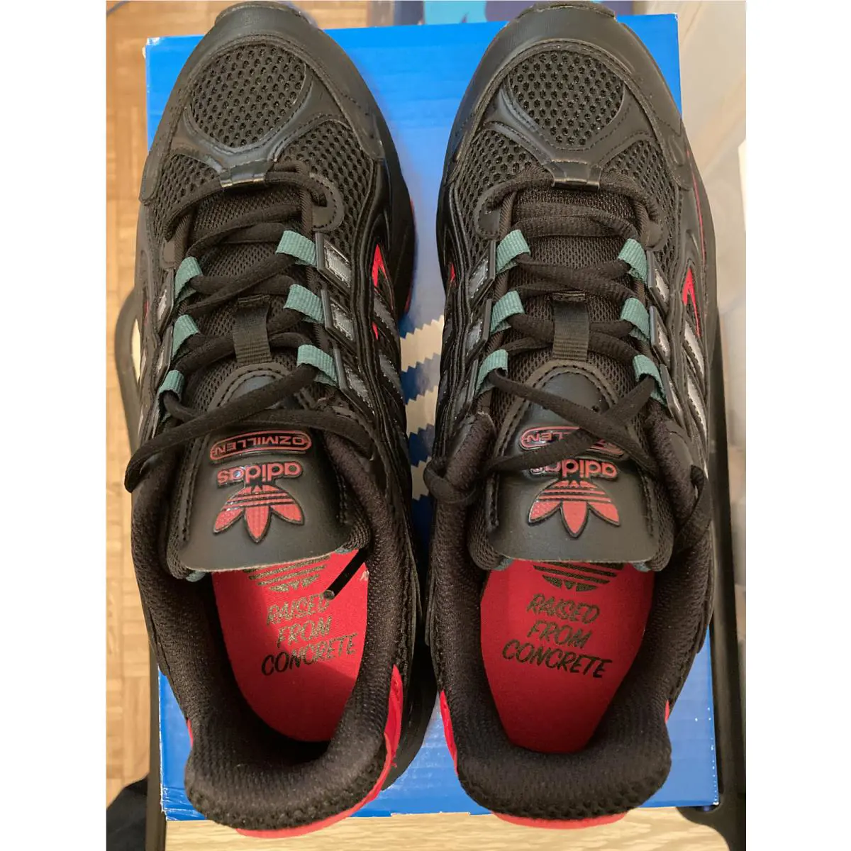 Adidas shoes - adidas Ozmillen - Ozmillen - IF6869 - Black/ Red/ Green 2