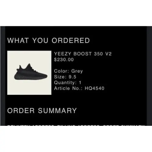 Adidas shoes - adidas Yeezy Boost 350 V2 - HQ4540 - Onyx 2