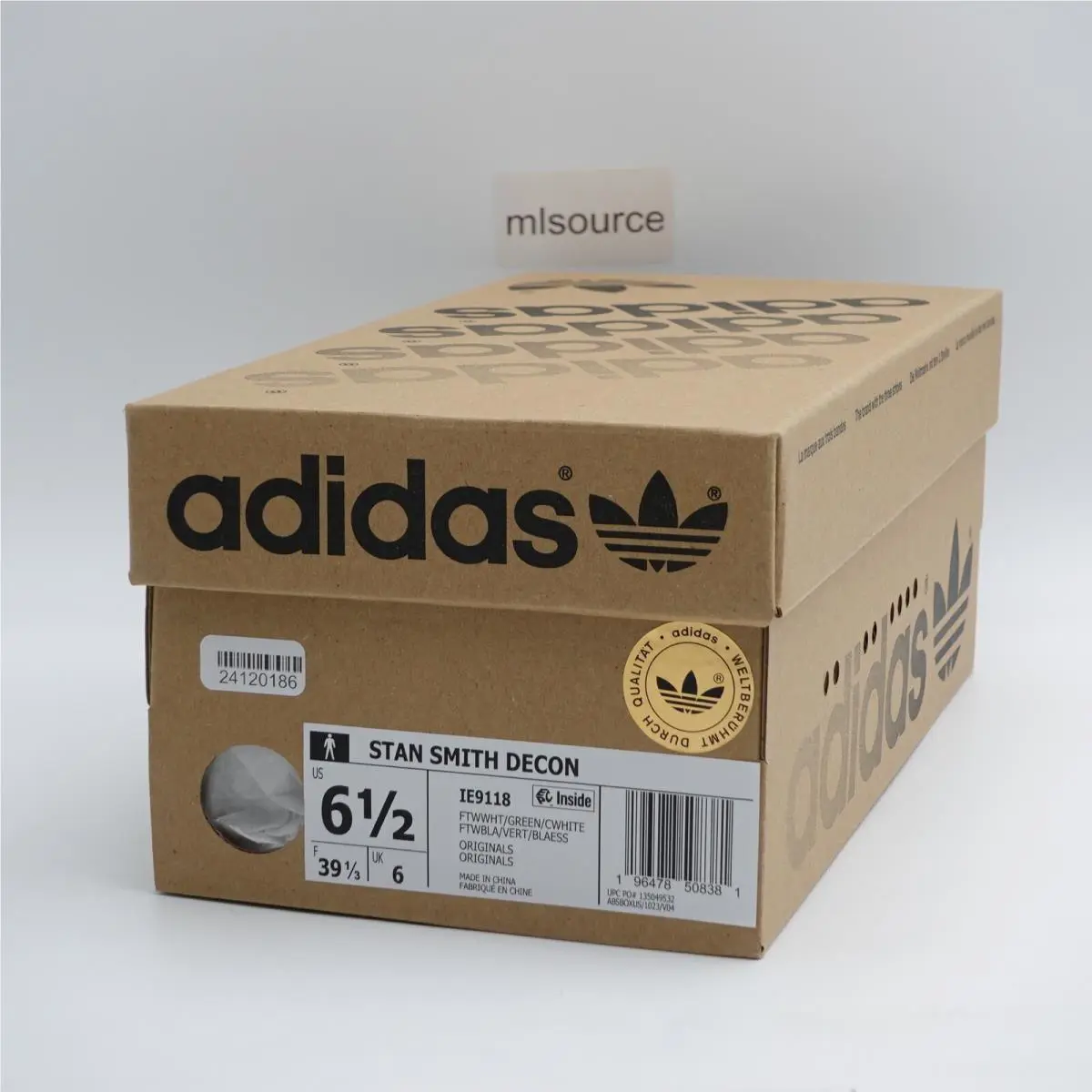 Adidas shoes - adidas Originals Stan Smith Decon - IE9118 - White, Manufacturer: Cloud White/Green/Core White (UPC: 196478508381) 5