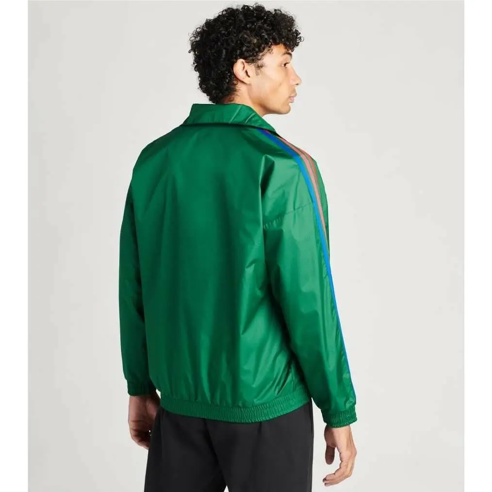 Adidas clothing - Adidas Originals 3D Trefoil 3-Stripes Track Jacket - GE0847 - Green, Manufacturer: Dark Green 5