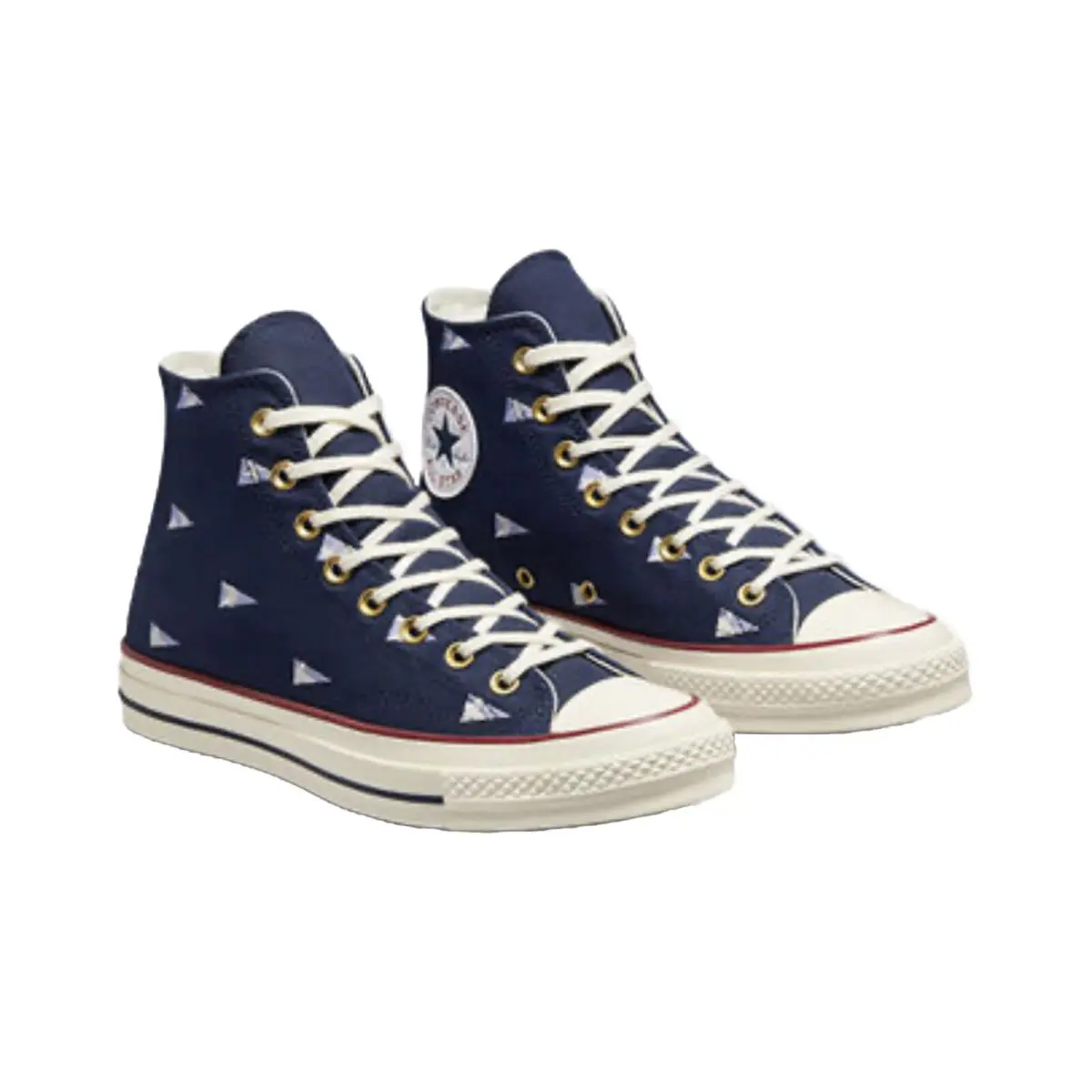 Converse Chuck 70 Sneakers Sz 9 High Nautical Flag Navy Blue Men Unisex A04965C