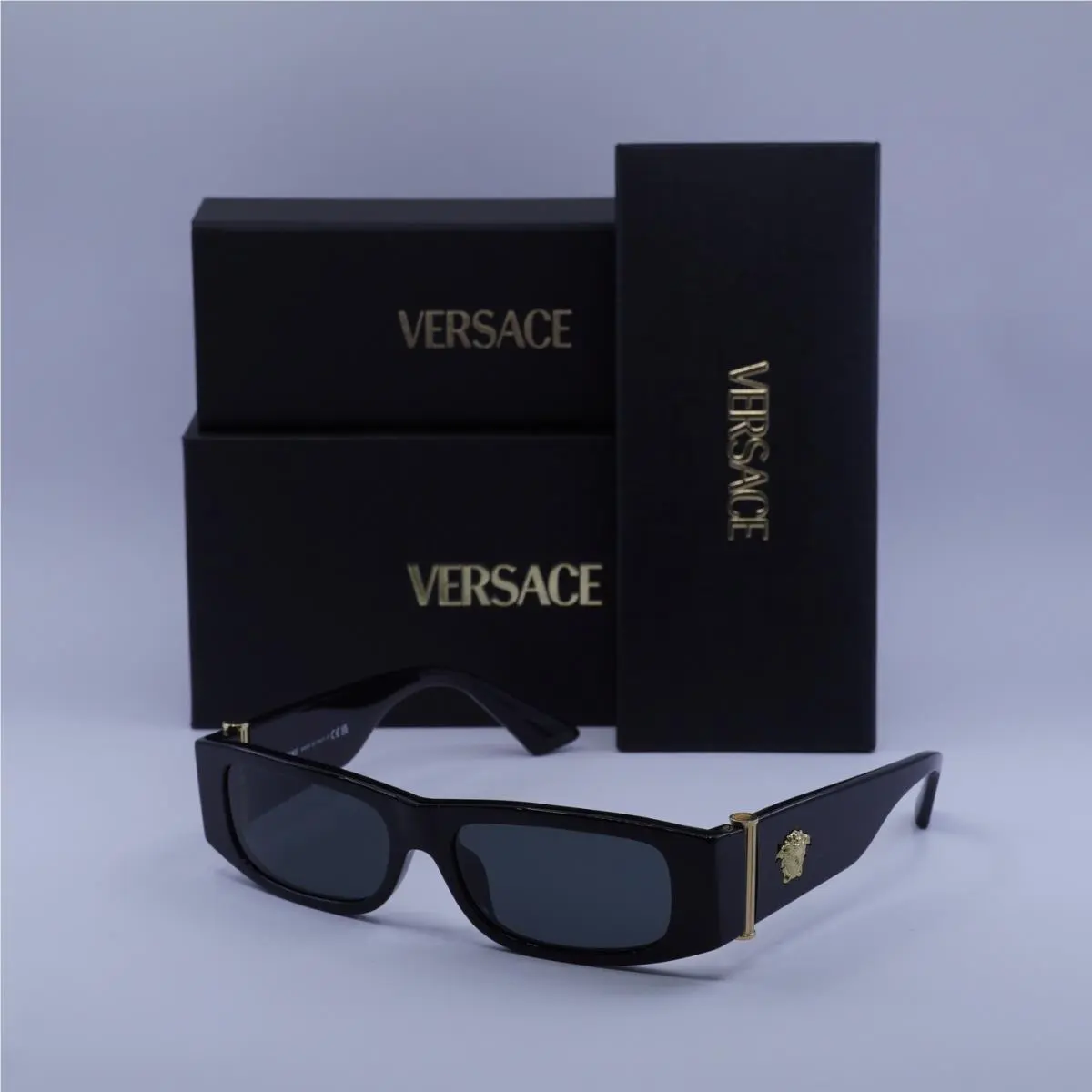 Versace VE4476U GB1/87 Black/dark Grey 55-16-135 Sunglasses