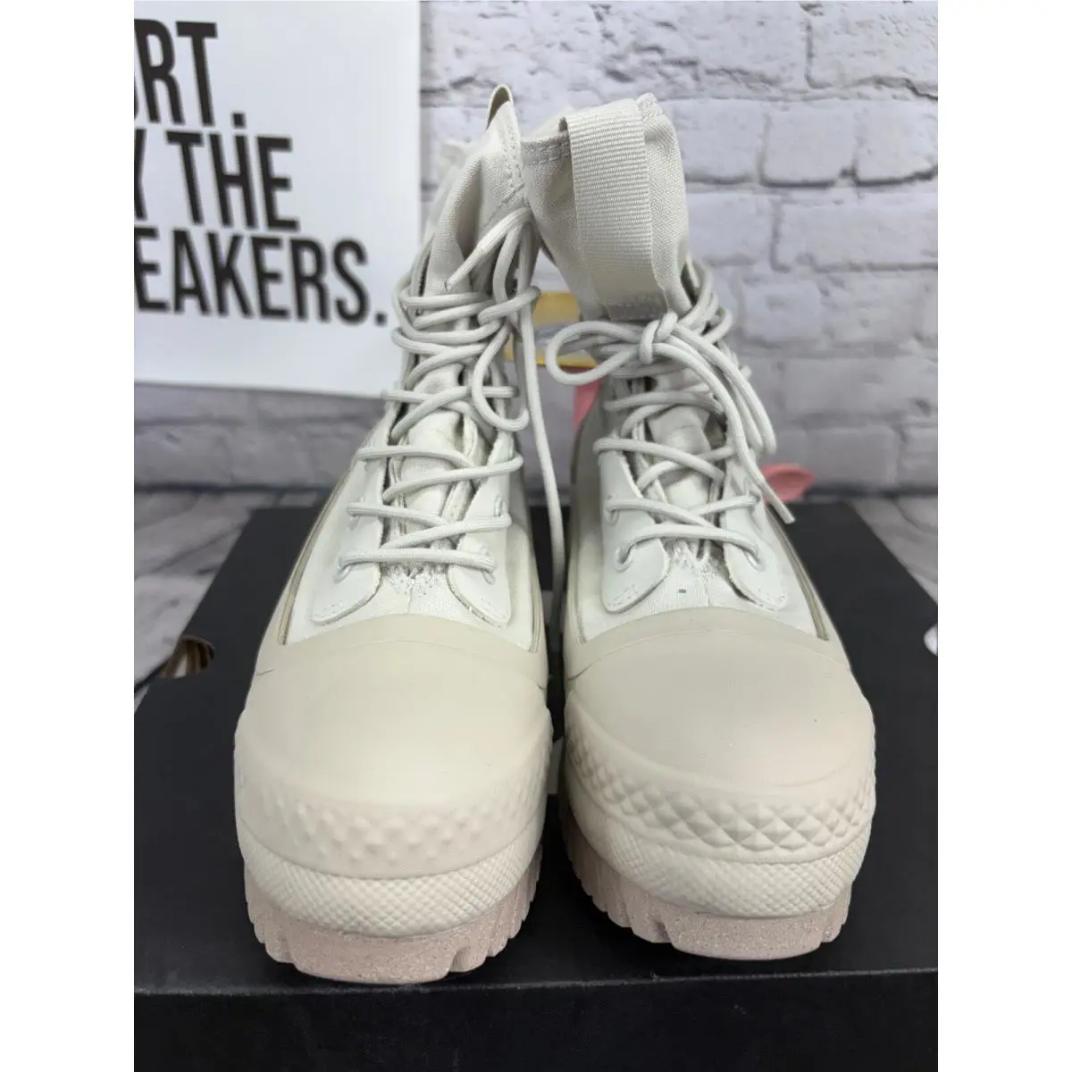 Converse shoes - Converse John Varvatos Grey Pebbled Leather - 150171C - Cream 0
