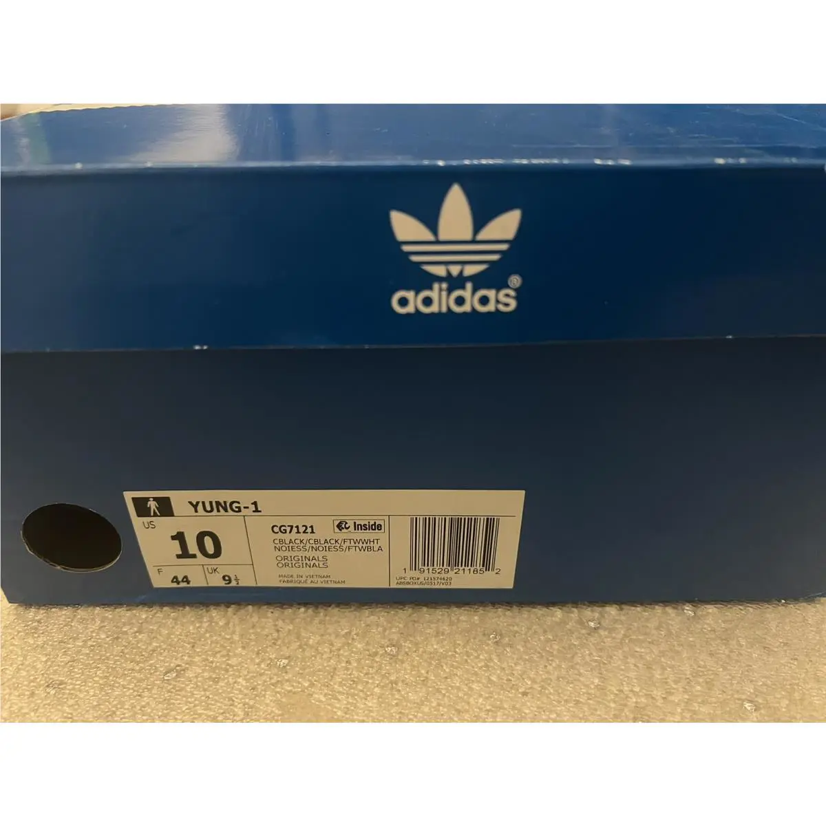 Adidas shoes - adidas Yung-1 - CG7121 - Black (UPC: 0191529211852) 0