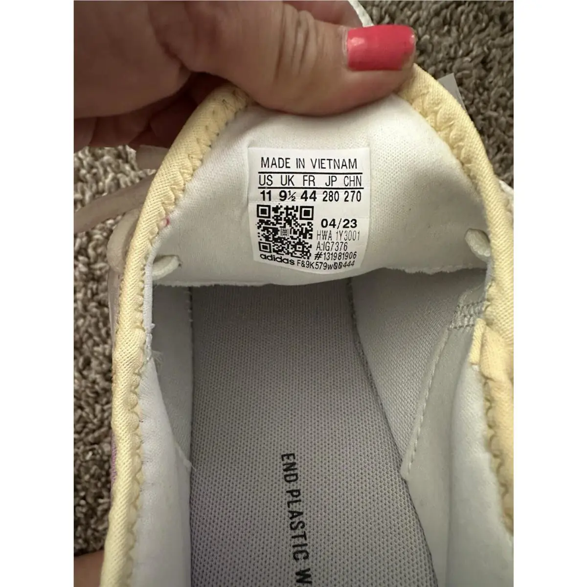 Adidas shoes - adidas Cloudfoam - Cloudfoam - IG7376 - Ivory (UPC: 196465181221) 4