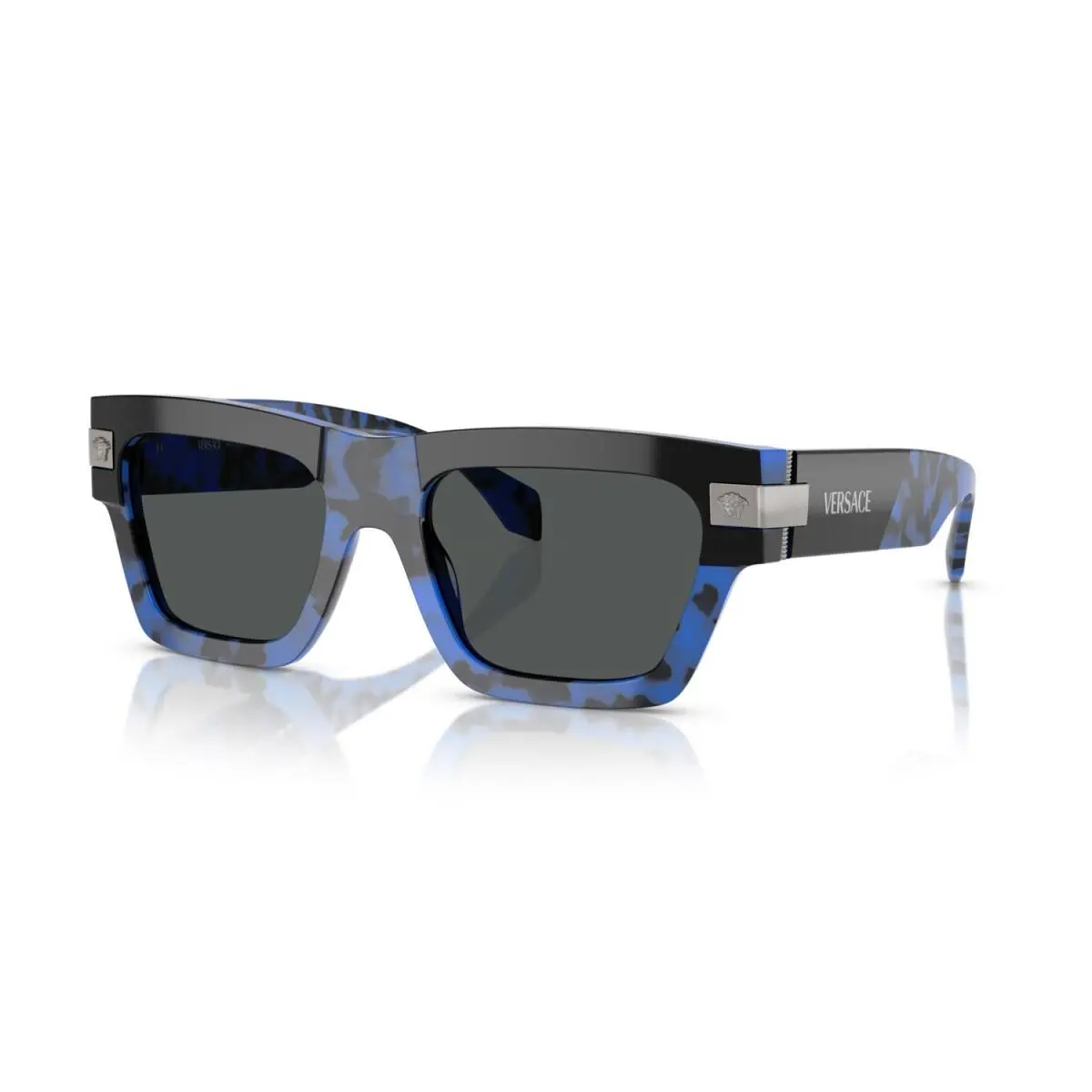 Versace Sunglasses VE4464 545887 52mm Havana Blue / Dark Grey Lens