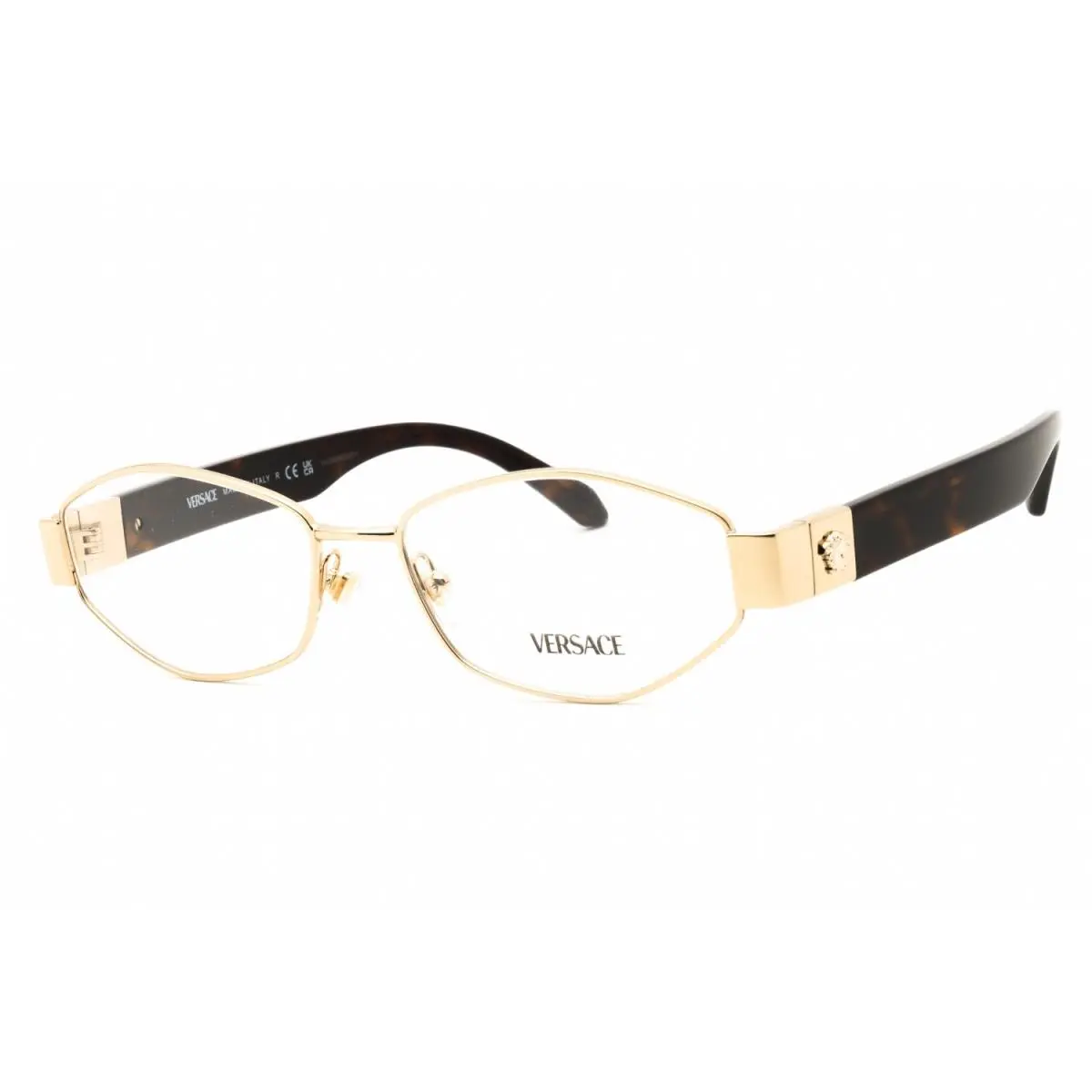 Versace VE1298 1252 Eyeglasses Pale Gold Frame 53mm